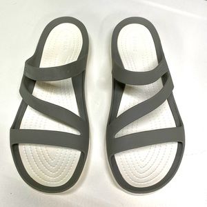 CROCS sandals - Gray Sz 8